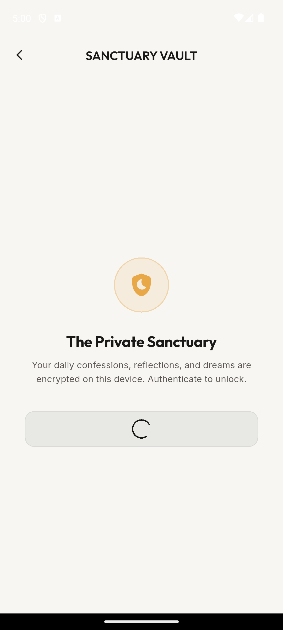 Sanctuary diary entry